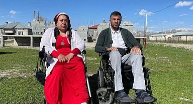 Engelli çift evleri için destek bekliyor