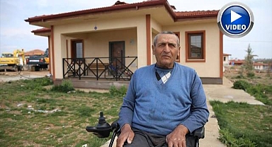 Engelli depremzede bayrama yeni evinde girecek