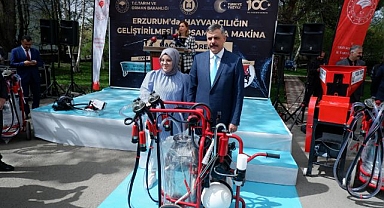 Erzurum'da çiftçinin yüzünü güldüren destek