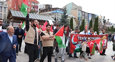 Erzurum'da Gazze için
