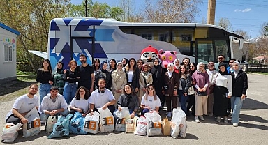 Erzurum'da üniversite öğrencilerinden anlamlı hareket
