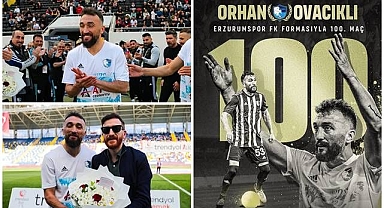 Erzurumspor formasıyla 100. maç