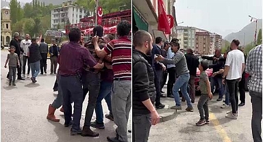İspir’de iki grup arasında bıçaklı ve sopalı kavga