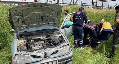 Kavşakta birbirlerine girdiler