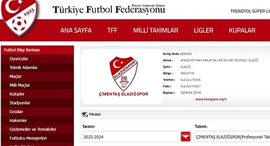 O takımın ismi değişti