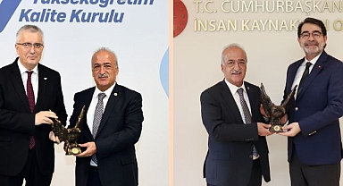 Rektör Çomaklı Başkent'te temaslarda bulundu