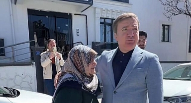 Vali yüreklere dokundu, hayır duası aldı