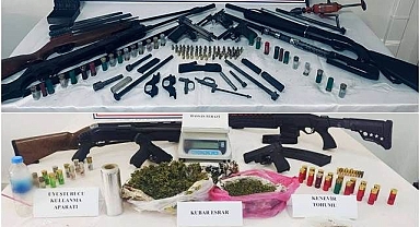 Yapılan operasyonda evden çıkanlar şoke etti