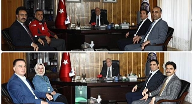 Yeşilay ve Kızılay’dan Rektör Çomaklı’ya ziyaret
