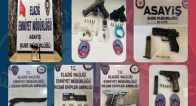15 adet ruhsatsız silah ele geçirildi