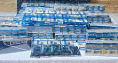490 paket kaçak sigara ele geçirildi