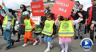 'Aile istikbalimizdir' yürüyüşü yapıldı