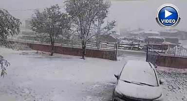 Aşkale mayıs ayında kara büründü