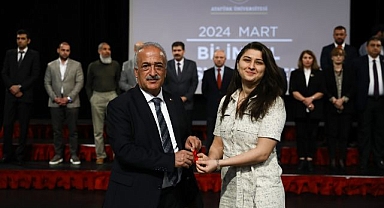 Atatürk Üniversitesi’nde bilimsel teşvik töreni