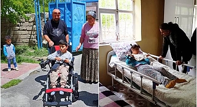Biri akülü sandalyesine diğeri yatağına kavuştu