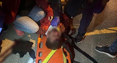 Genç motorcu hastanede yaşam mücadelesi veriyor