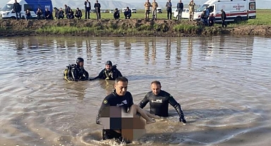 Gölete düşen çocuğun acı sonu!
