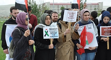 İsrail zulmüne karşı eylem başlattılar