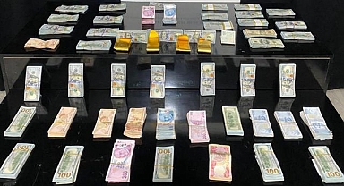 Kilolarca altın ve binlerce lira dolar ele geçirildi