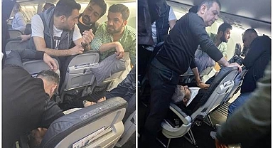 Milletvekili uçakta hayat kurtardı!