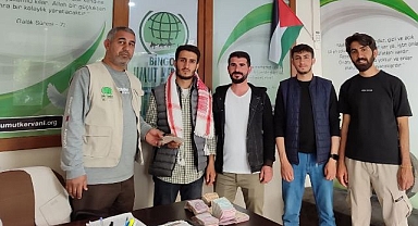 Öğrencilerden Gazze'ye anlamlı destek