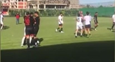 Şampiyonluk maçı sonrası kavga çıktı