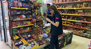 Zabıta ekiplerinden market denetimi