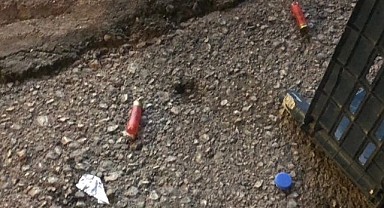 Av tüfekleriyle kurşun yağdırdılar