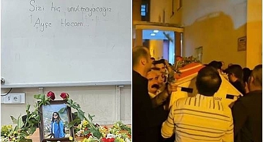 Ayşe öğretmen gözyaşlarıyla memleketine uğurlandı