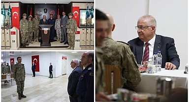 Bakan Güler'den Mehmetçiğe bayram ziyareti