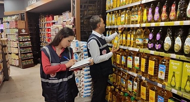 Bayram öncesi marketlere denetim