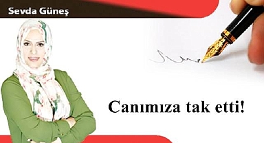 Canımıza tak etti!