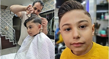 Erzurum'da berberlerin yoğun bayram mesaisi