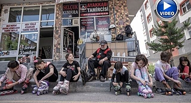 Erzurum'da Patenci dede çocukların yüzünü güldürüyor