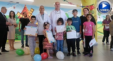 Hastanede karnelerini aldılar
