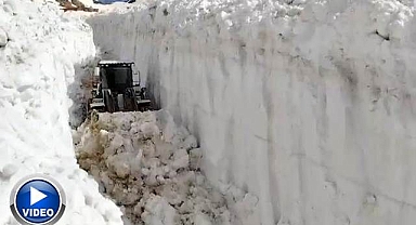 Haziran ayında 6 metre kar!
