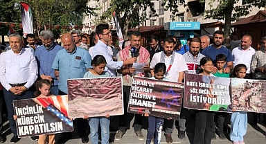 İsrail'i protesto ettiler