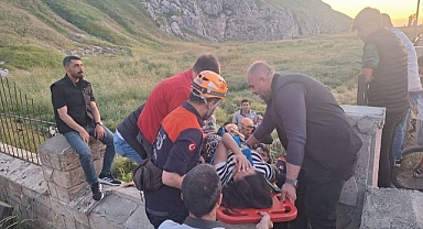 Fotoğraf çektirmek isterken kaleden aşağı düştü