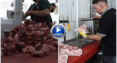 Kasapların kıyma mesaisi başladı!