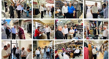 Milletvekili Öz, Habib Baba esnafıyla buluştu