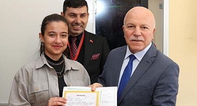Sekmen karne heyecanına ortak oldu
