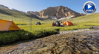Terörden arındırılan dağlarda kamp keyfi