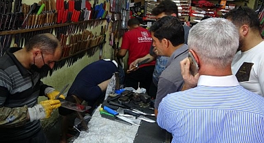 Ustaların yorucu bayram mesaisi sürüyor