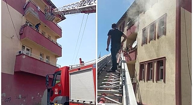 Yangınlar mahalleliyi korkuttu