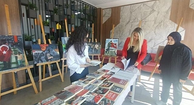15 Temmuz resim ve kitap sergisi açıldı