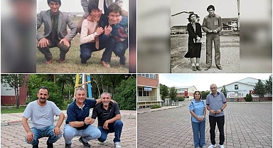 Aynı pozu 42 yıl sonra yeniden verdiler