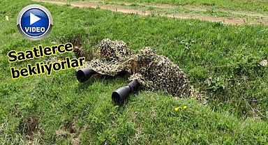 Doğa fotoğrafçılarının zorlu mesaisi