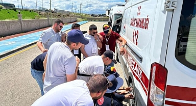 Erzurum'da ambulans sürüş eğitimleri yapıldı