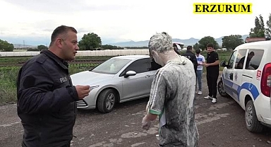 Erzurum'da gençlerin doğum günü şakası polisi küplere bindirdi