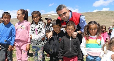 Erzurum'da göçerlere yaylada ziyaret